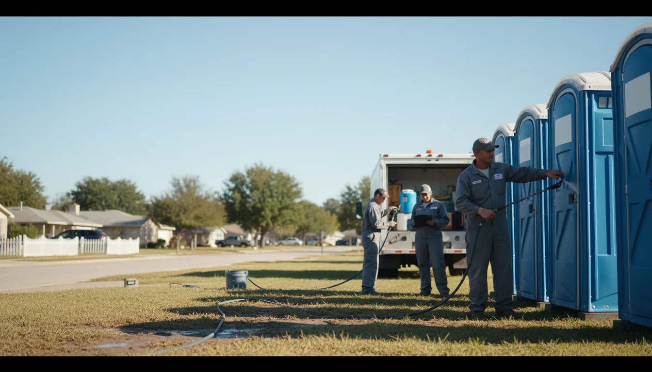 Long-Term Portable Toilet Rental in Bowlegs, OK near me